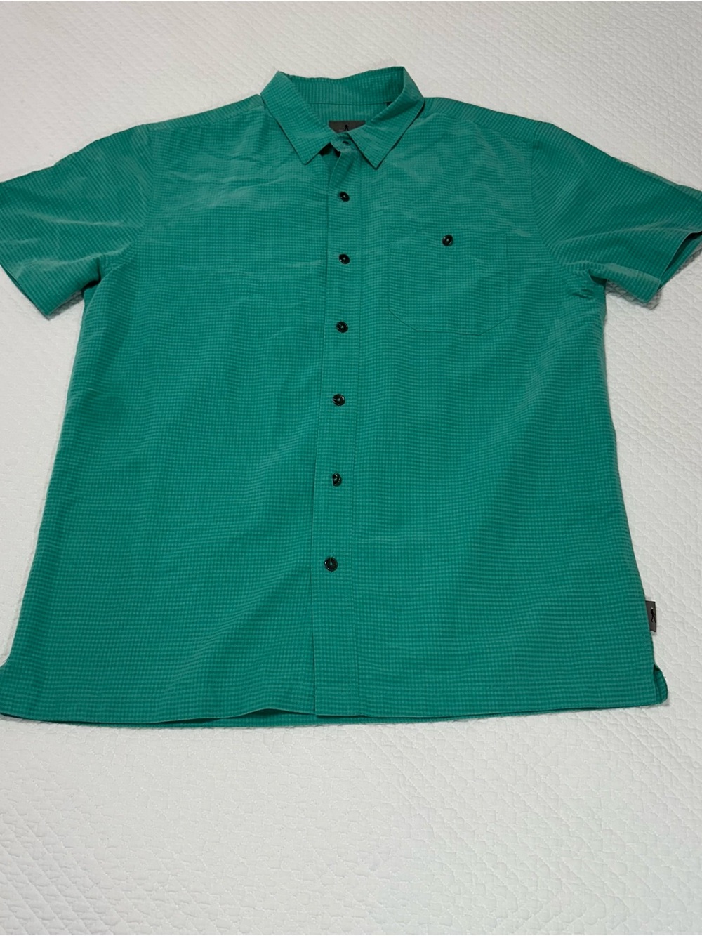 Royal Robbins Short-Sleeve Button-Down Shirt in Green